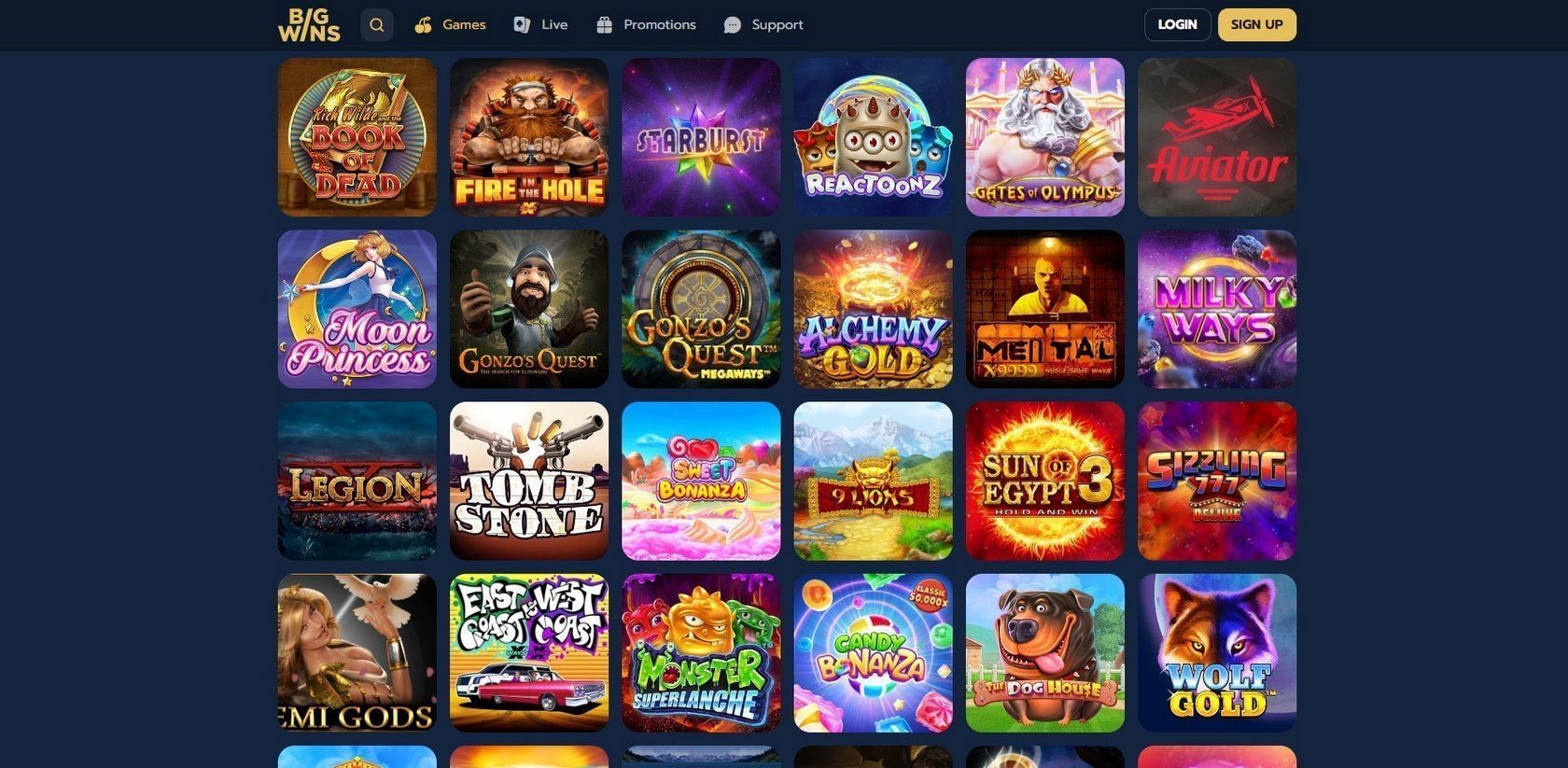 Big Wins Gambling Establishment Login